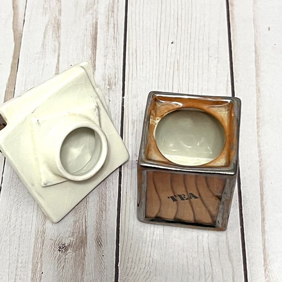 Rare Complete! Paul Cardew Designs Miniature Cash Register Teapot Sugar Box 4” - Picture 5 of 8